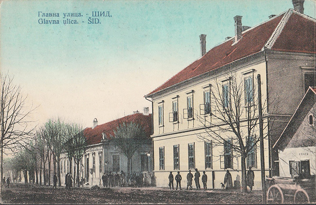 Шид, Главна улица, 1914.